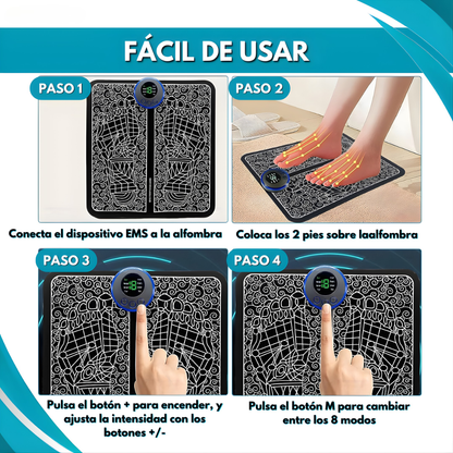 FOOTCONFORT™ - El único masajeador portátil que alivia tus pies en menos de 1 semana. Sentirás calor sin dolor. (Solo hoy incluye calcetines termoreguladores GRATIS)