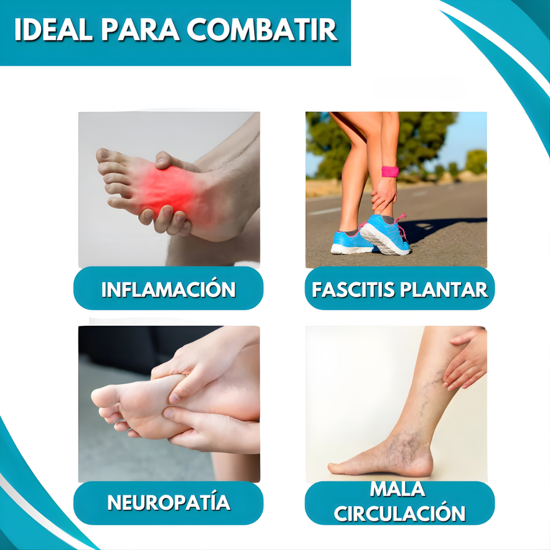FOOTCONFORT™ - El único masajeador portátil que alivia tus pies en menos de 1 semana. Sentirás calor sin dolor. (Solo hoy incluye calcetines termoreguladores GRATIS)