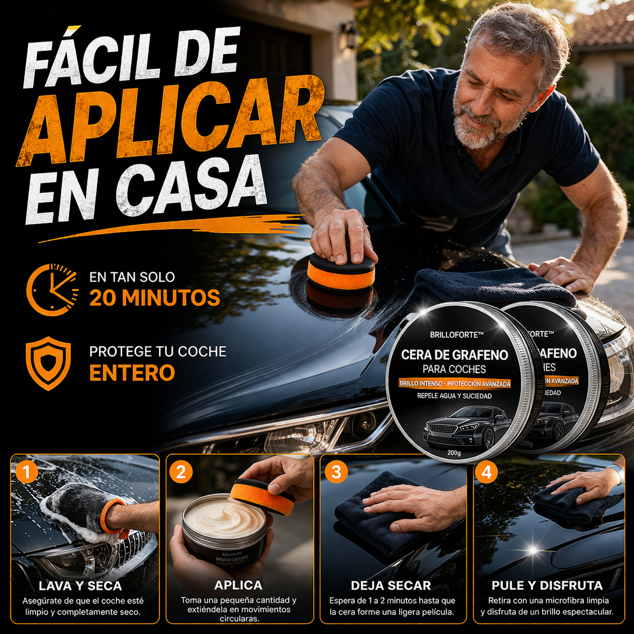 1+1 GRATIS | CERAFORTE™ La misma cera que usan en el taller por 200€, pero la aplicas tú mismo en casa por menos de 50€. Protege tu coche durante meses, aunque aparques en la calle. (Solo hoy incluye otra cera GRATIS)